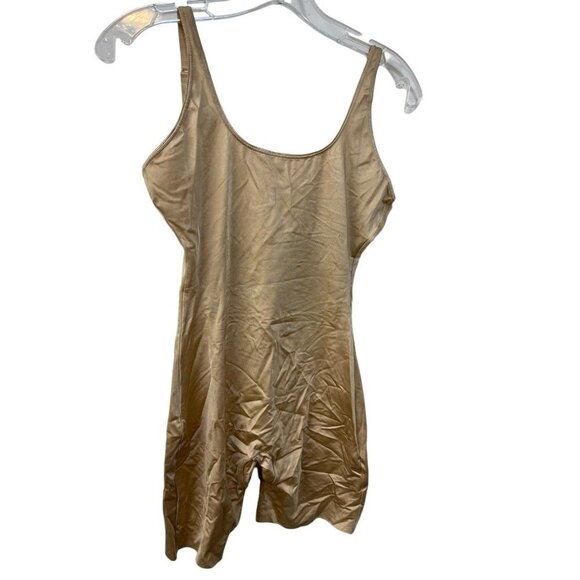 Spanx Open Crotch Bust Bodysuit Mid Thigh Slimplicity Sleek Compression Control - Picture 4 of 5